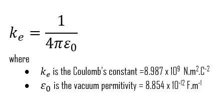 Coulomb constant