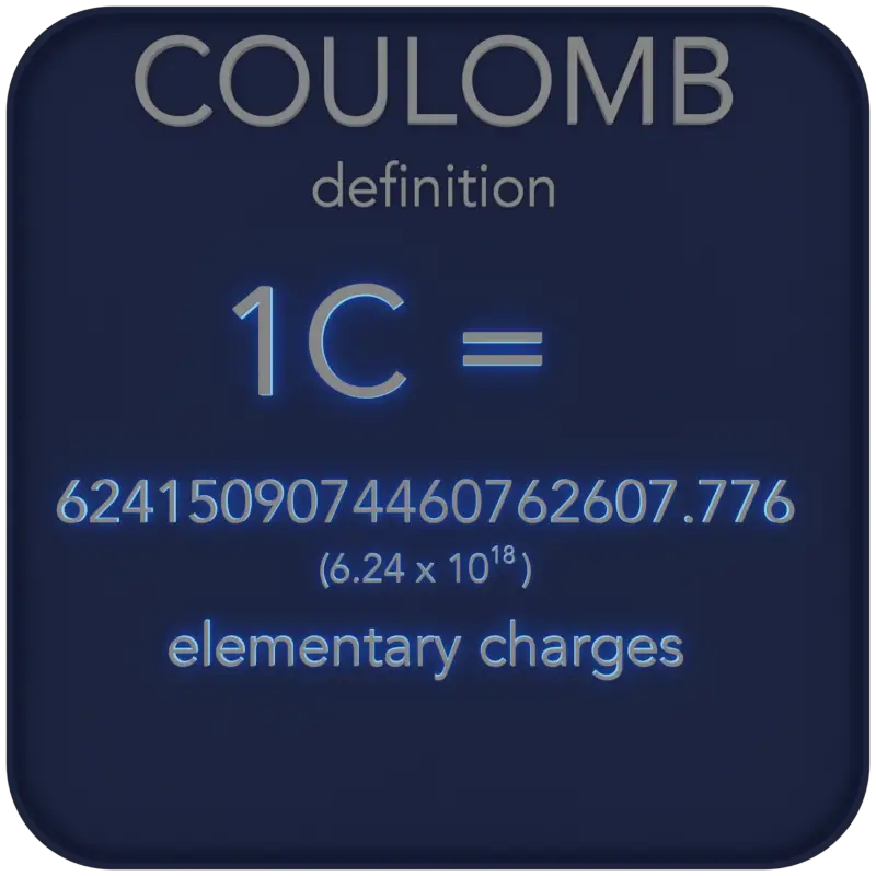 coulomb - electric charge