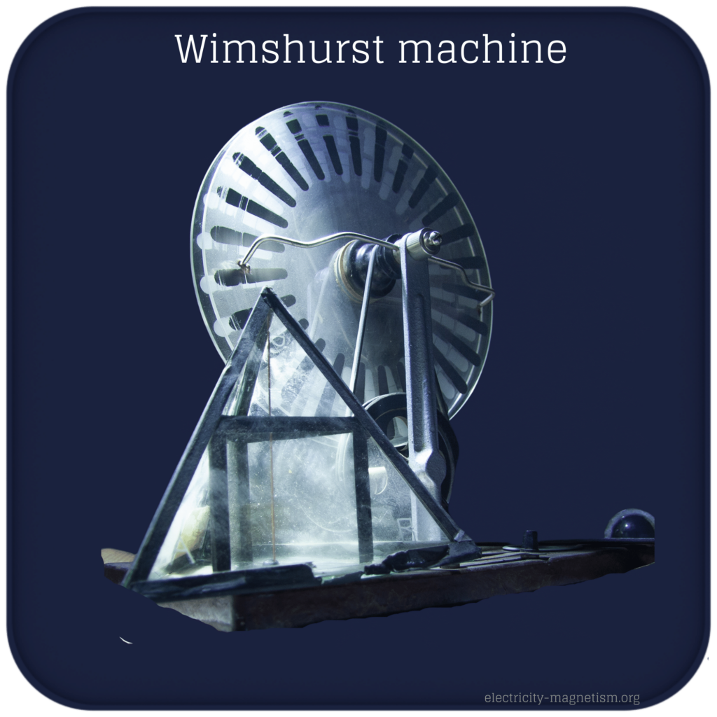 Machine de Wimshurst - Machine à influence
