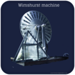 Máquina Wimshurst - Máquina de Influência