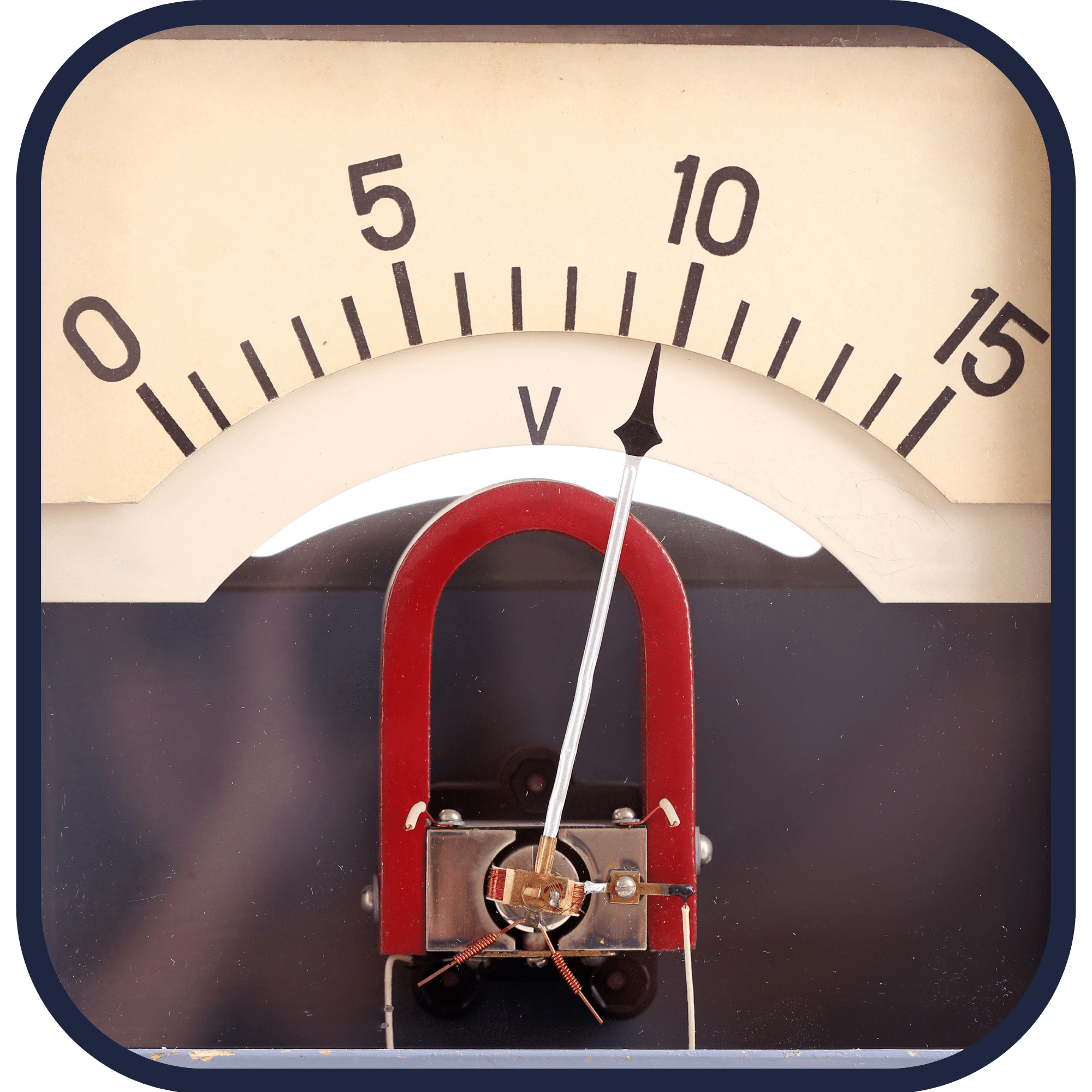 Galvanometer as Voltmeter - D'Arsonval meter