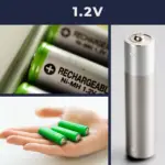 1,2V Batterie | Typ, Größe und Eigenschaften