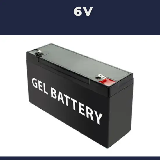 6V battery - characteristics