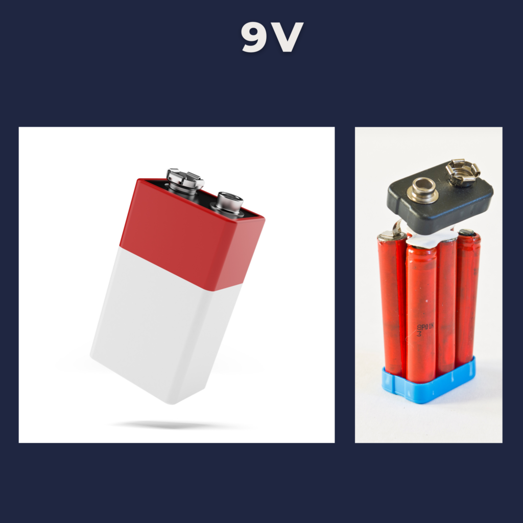 9V Battery Type, Size & Characteristics