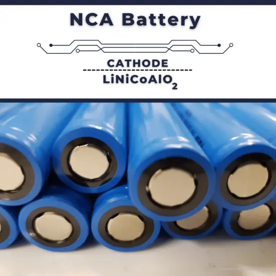 NCA battery - composition