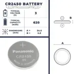CR2450バッテリー | サイズ、電圧、容量、利点と用途