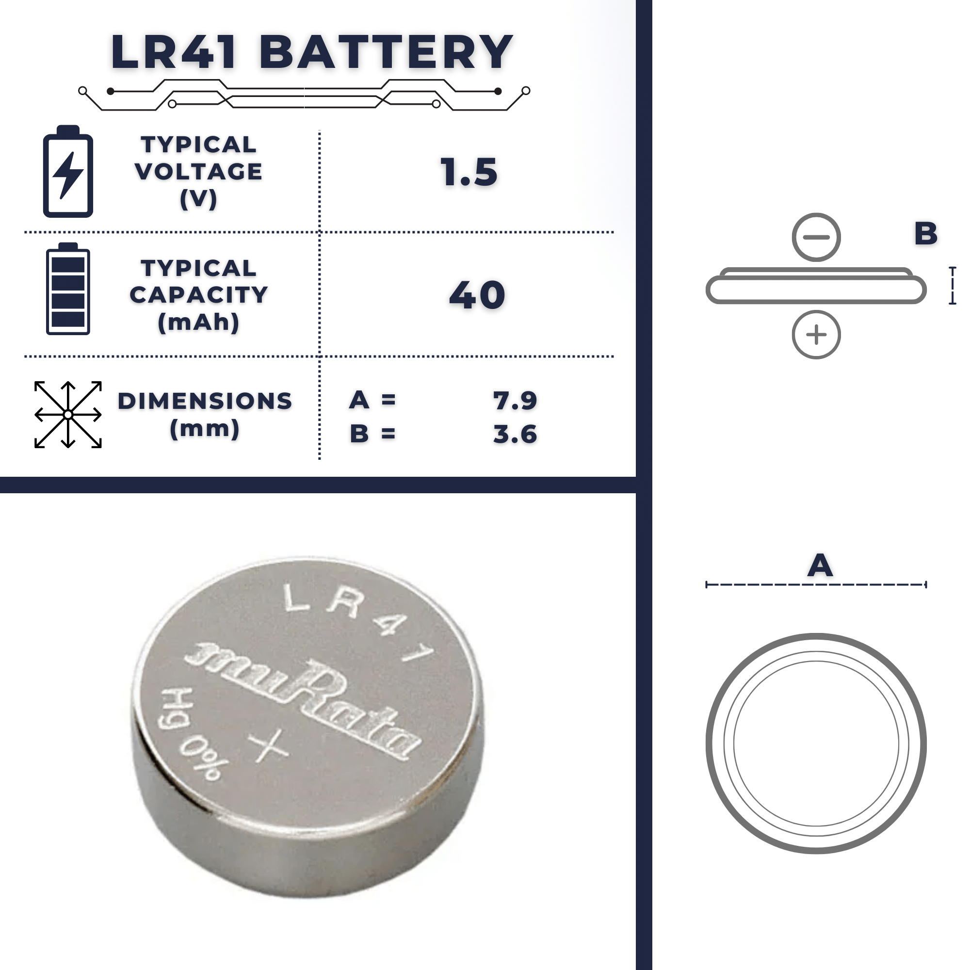 LR41 Battery Specifications & Equivalent: A Comprehensive Guide