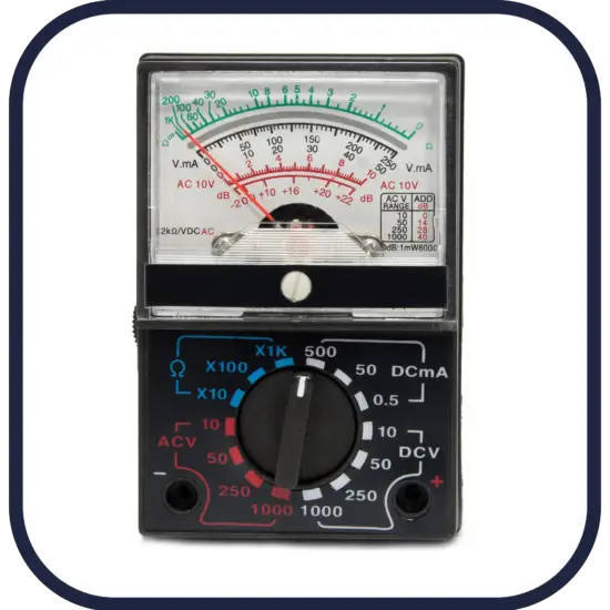 How is electric current measured?