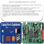 ¿Cómo funcionan los condensadores en un circuito?