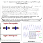 ¿Cómo se propagan las ondas electromagnéticas a través de diferentes medios?