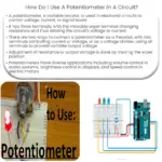 How do I use a potentiometer in a circuit?
