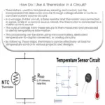 ¿Cómo uso un termistor en un circuito?