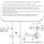 ¿Cómo uso un transistor como interruptor en un circuito?