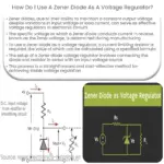 ¿Cómo uso un diodo zener como regulador de voltaje?