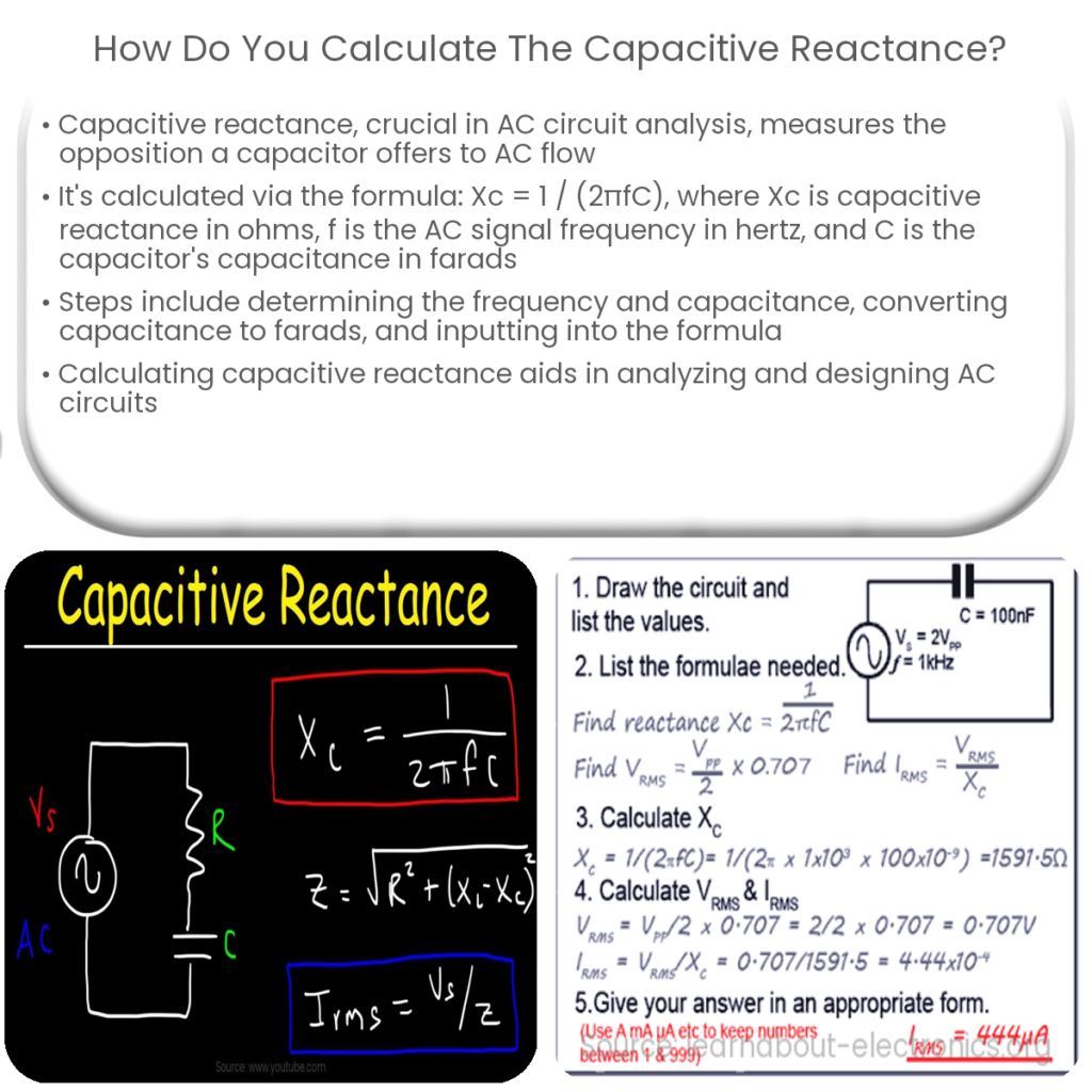 ¿Cómo calculo la reactancia en un circuito?