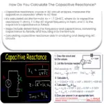 Como você calcula a reatância capacitiva?