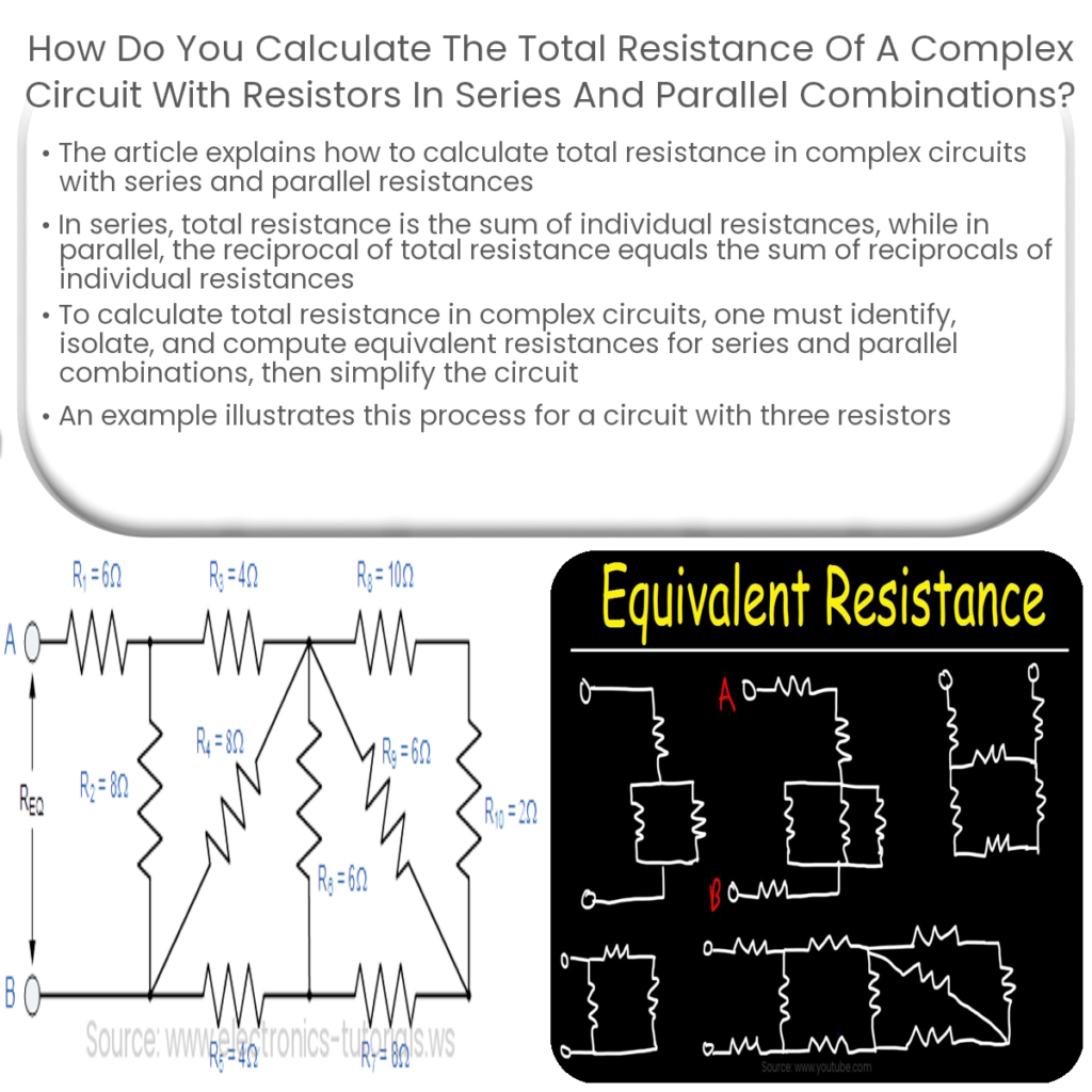 ¿Cómo calculo la resistencia total en un circuito en serie?