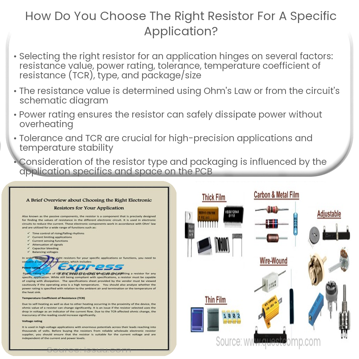 How do you choose the right resistor for a specific application? Circuit Diagram
