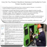 Como proteger dispositivos elétricos e sistemas de problemas de qualidade de energia?