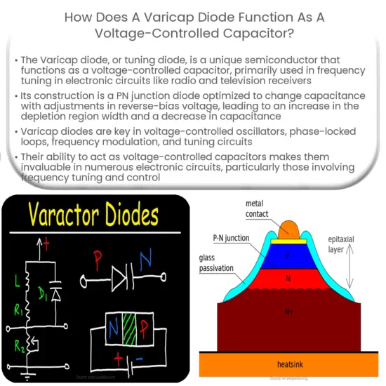 Varactor diode How it works, Application & Advantages