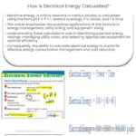 ¿Cómo se calcula la energía eléctrica?