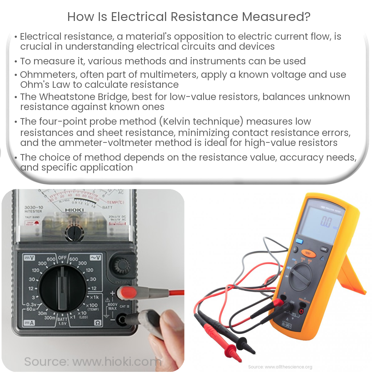 Cómo Se Mide La Resistencia Eléctrica Cómo Se Mide La Resistencia Eléctrica