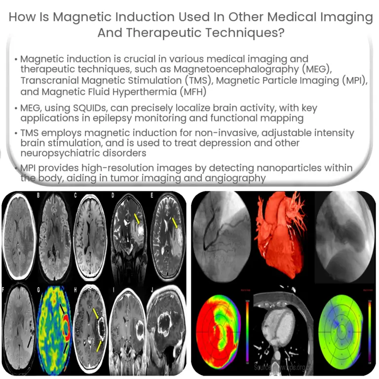 How is induction used in medical imaging and therapy?