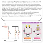 Quais são as conexões em série e em paralelo em um circuito?