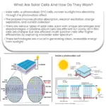 O que são células solares e como funcionam?
