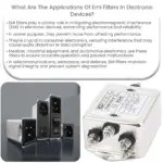 Quais são as aplicações de filtros EMI em dispositivos eletrônicos?