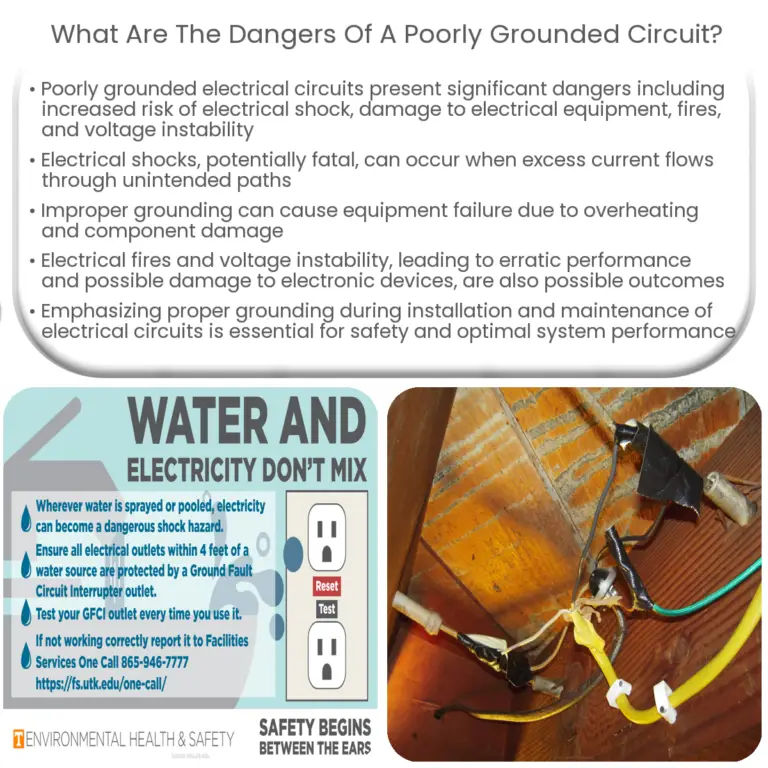 What is the difference between a grounded and an ungrounded electrical