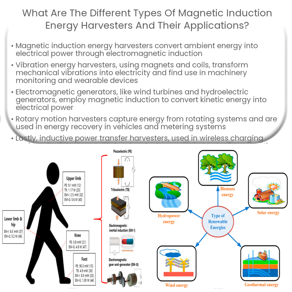 How do you design an energy harvesting device based on induction?