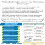 Quais são as precauções de segurança a serem tomadas ao trabalhar com eletricidade?
