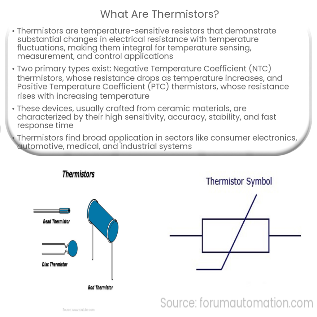 What are thermistors?