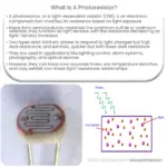 What is a photoresistor?