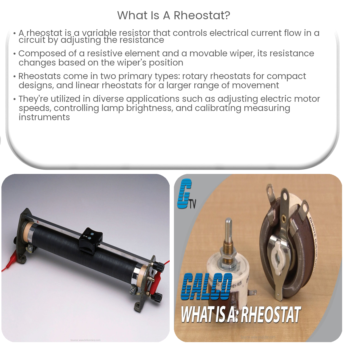 What is a rheostat?