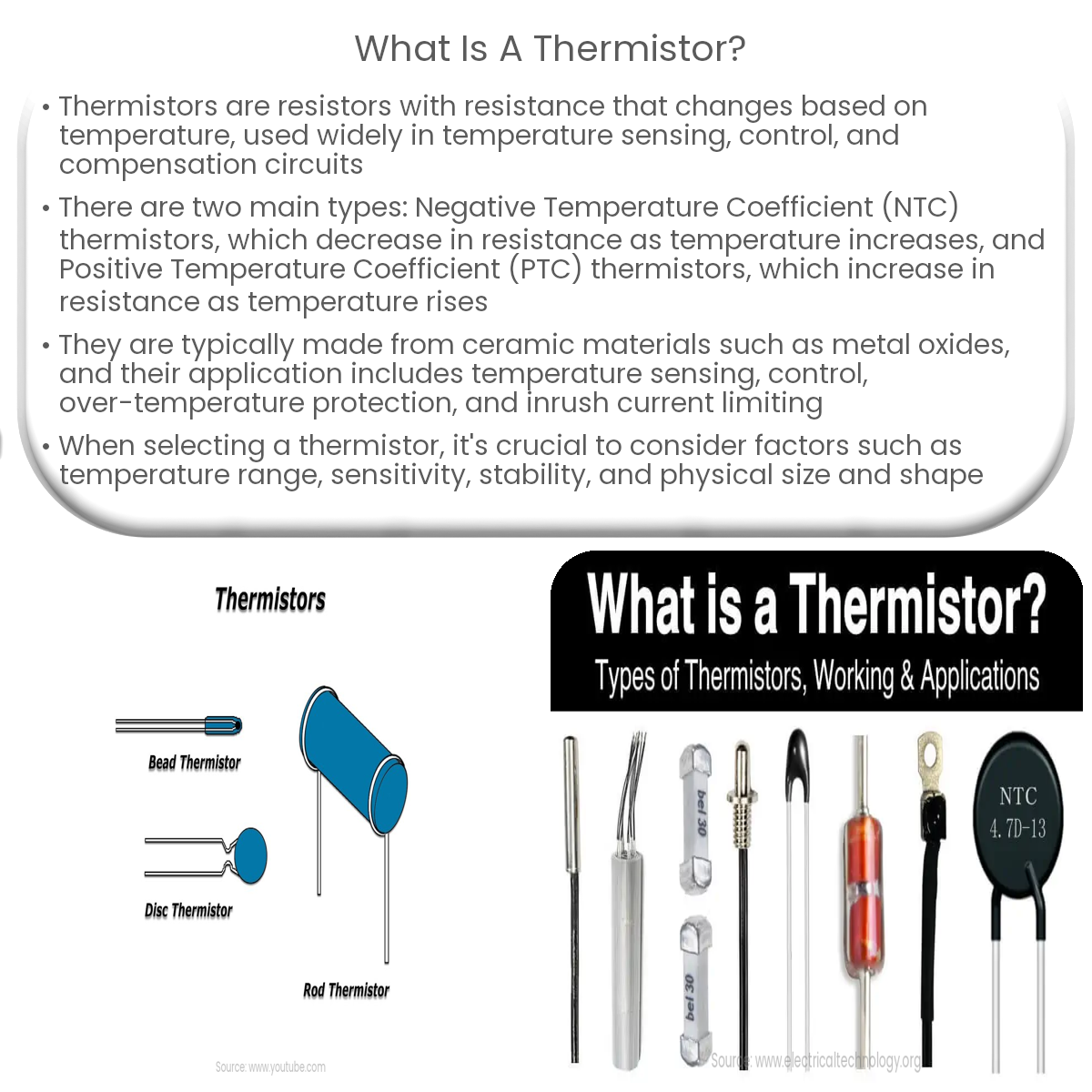 What is a thermistor?