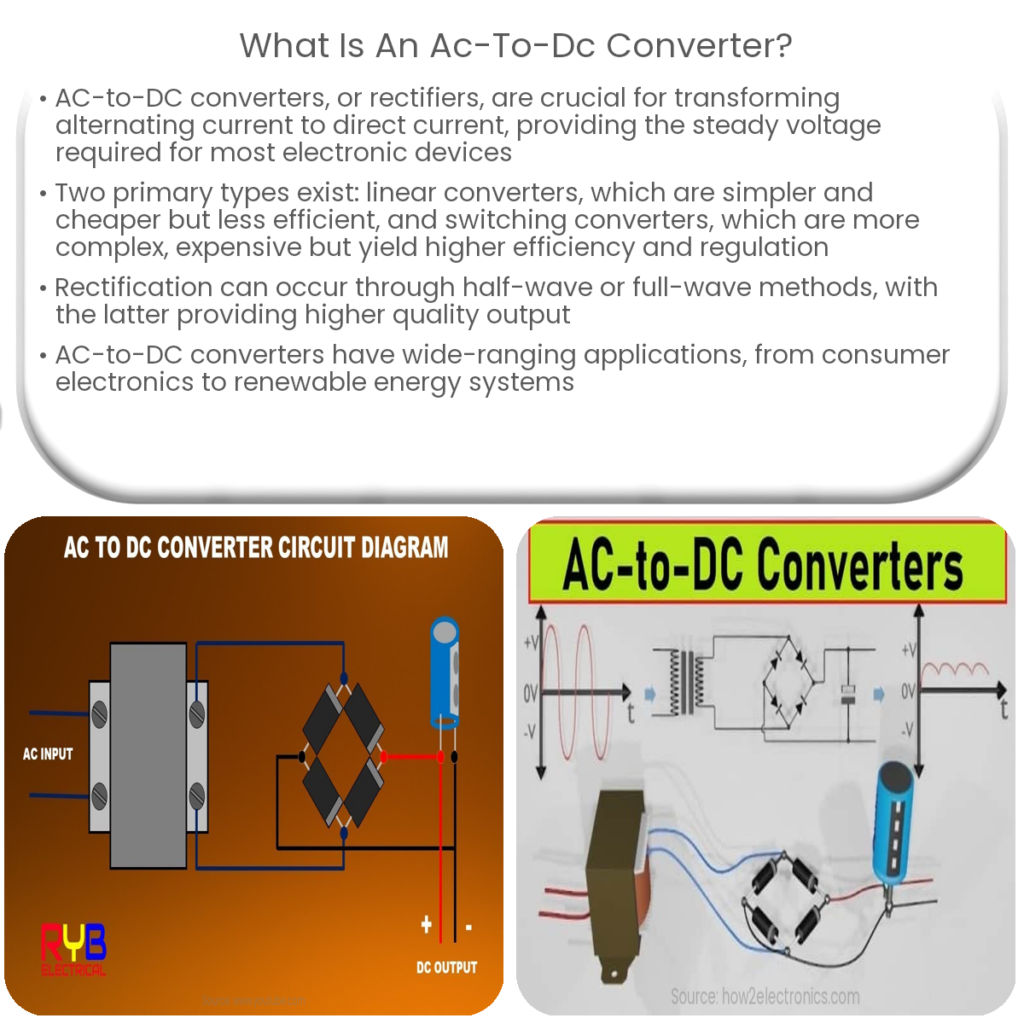 What is an AC-to-DC converter?