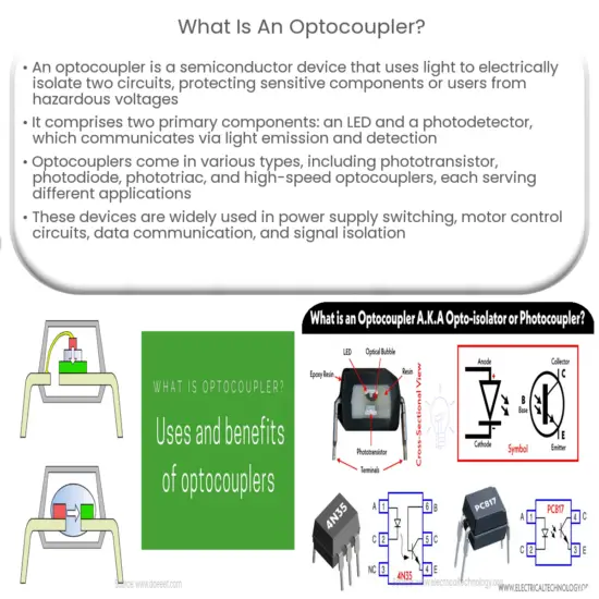 Optocouplers How it works, Application & Advantages