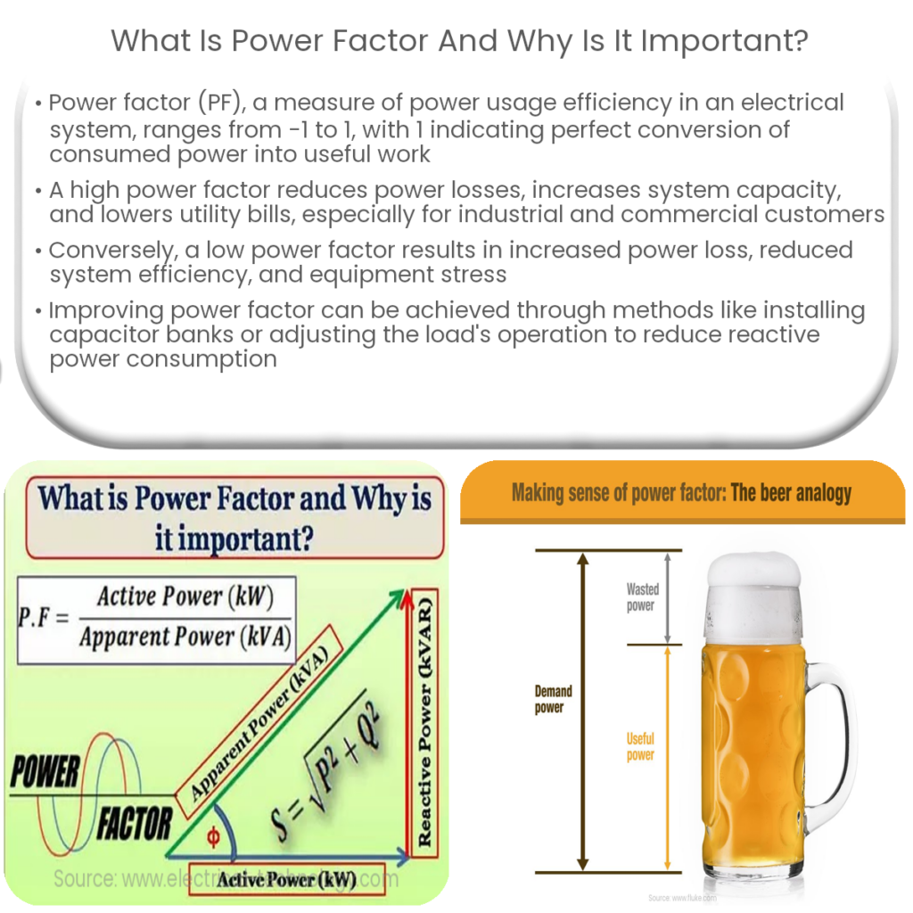 What is power factor and why is it important?
