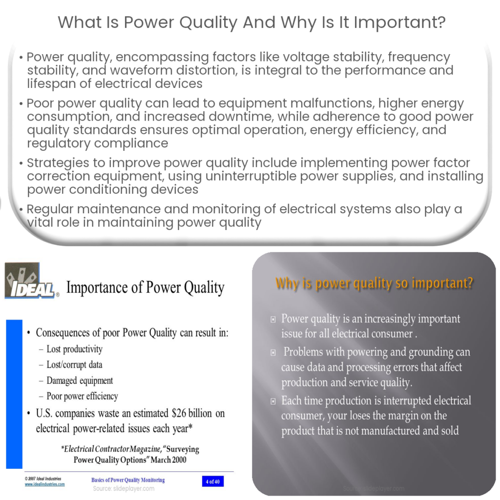 What is power quality and why is it important?