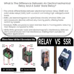 Qual é a diferença entre um relé eletromecânico e um relé de estado sólido?