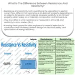 Qual é a diferença entre resistência e resistividade?