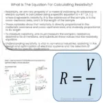a equação para calcular a resistividade