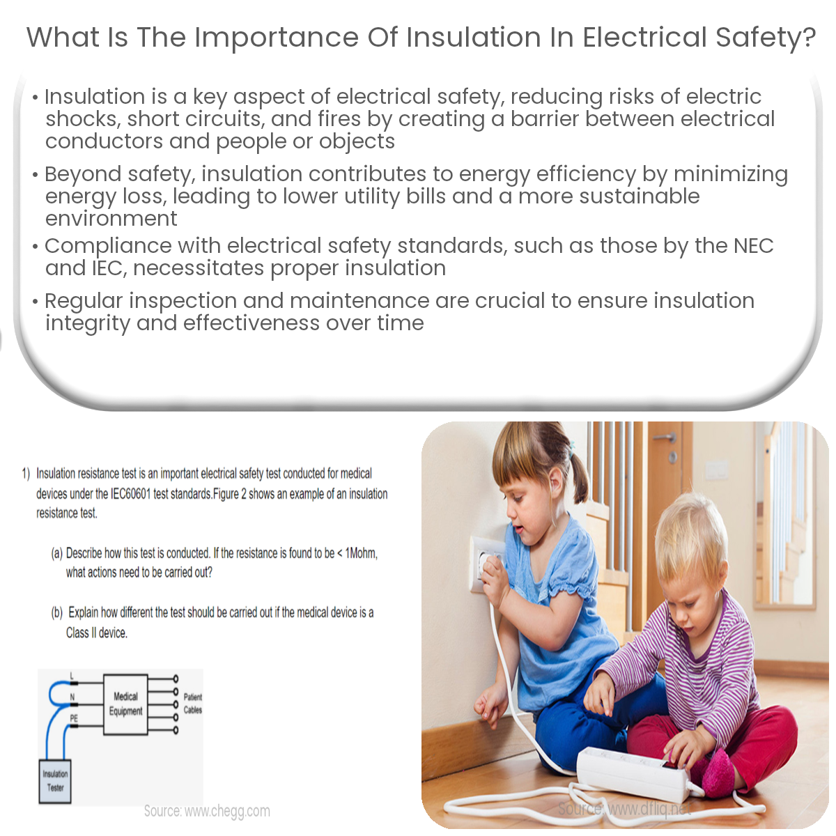 What is the importance of insulation in electrical safety?