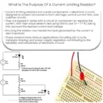 Qual é o propósito de um resistor limitador de corrente?