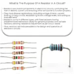 Qual é o propósito de um resistor em um circuito?