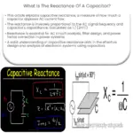 Qual é a reatância de um capacitor?