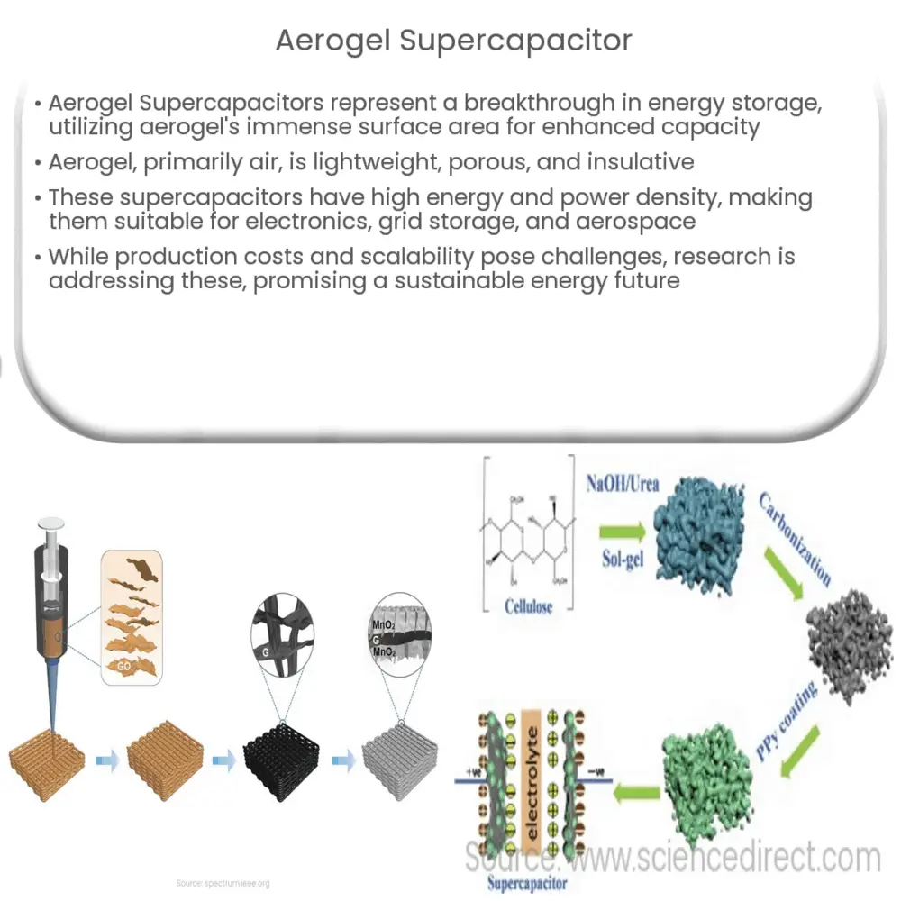 Aerogel Supercapacitor