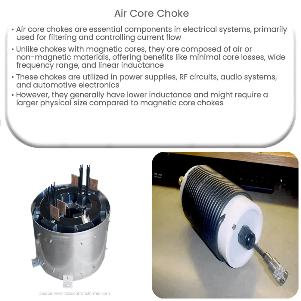 Air core choke  How it works, Application & Advantages